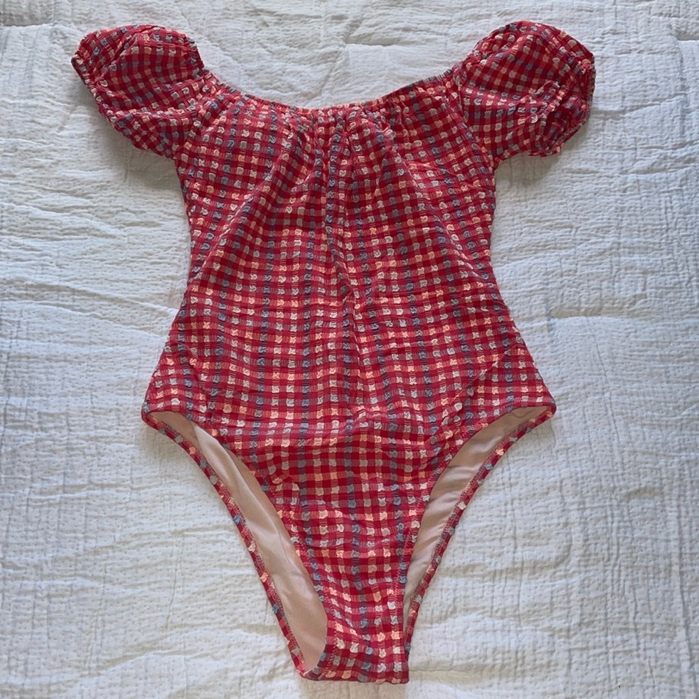 Aerie Gingham Swimsuit